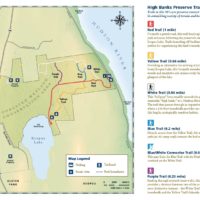 High Banks Preserve Trail Map