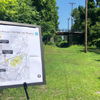 Site of future urban trail